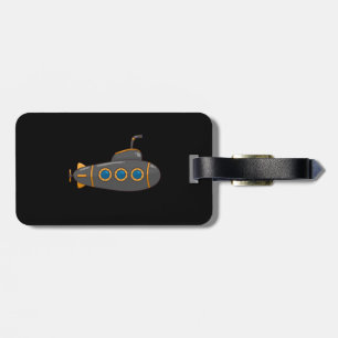 Submarine Luggage Tag