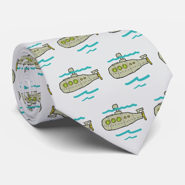 Submarine Neck Tie (Rolled)