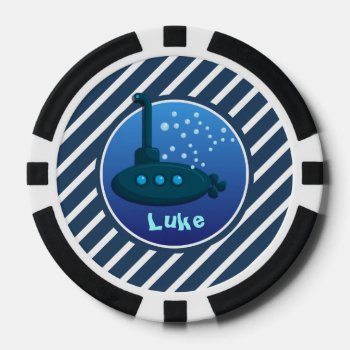 Submarine Poker Chips by doozydoodles at Zazzle