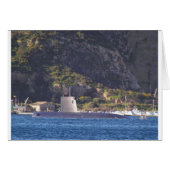 Submarine putting to sea. (Front Horizontal)