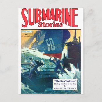Submarine Stories Postcard by TheShadowsLair at Zazzle