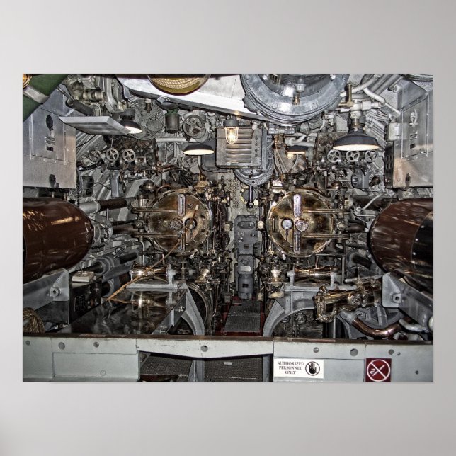 Submarine Torpedo Room - Pearl Harbor Poster (Front)