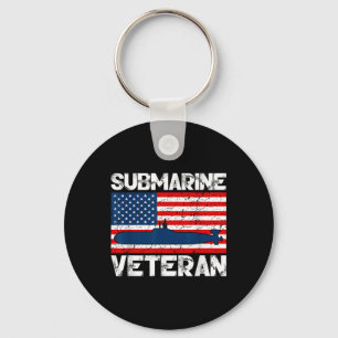 Submarine Veteran War Sub Underwater Craft Soldier Keychain