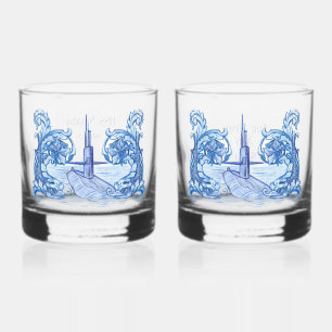 Submarine Whiskey Glasses Gift Set