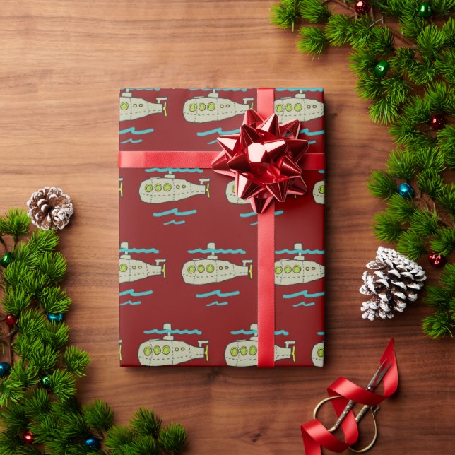 Submarine Wrapping Paper (Holiday Gift)