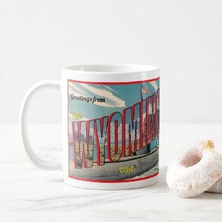 Submarine Wyoming For USA Retro Postcard Coffee Mug