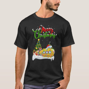 Submarine Xmas Decorations Santa Submarine Christ T-Shirt