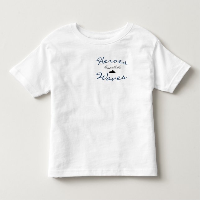 Submariner Prayer toddler ruffle tee (Front)