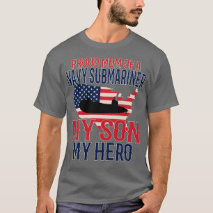 Submariner Submarines Veteran Military Proud Mom T-Shirt