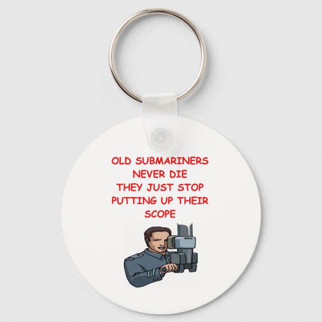 SUBmariners never die Keychain (Front)