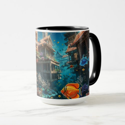 Submerged Sanctuary An Aquatic Haven Mug