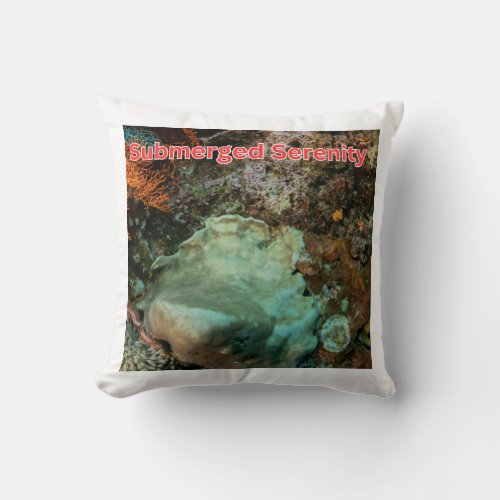 Submerged Serenity Underwater Pillow Cover