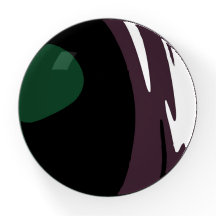 Submersion: Abstract Black, White, Purple & Green