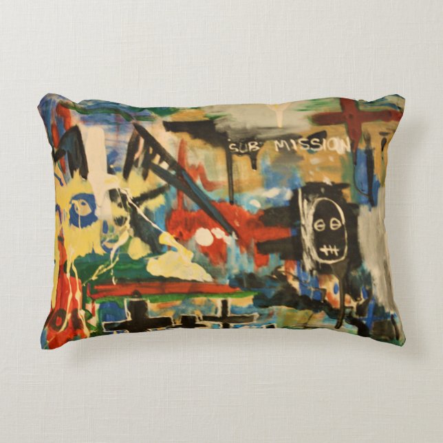 submission. accent pillow (Front)