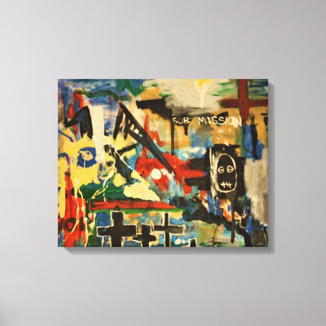 submission. canvas print (Front)