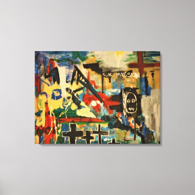 submission. canvas print (Front)