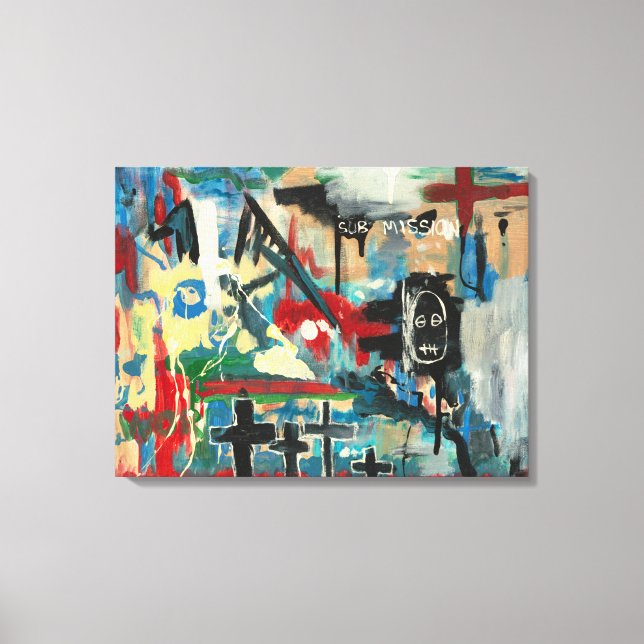 submission. canvas print (Front)