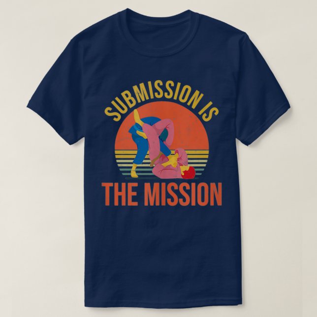 Submission Is The Mission Design Jiu Jitsu Tank To (Design Front)