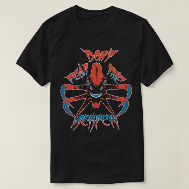 Subnautica Dont Fear The Reaper T-Shirt (Design Front)