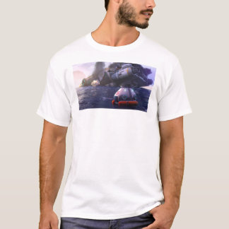 Subnautica Escape Pod Artwork Aurora Poster T-Shirt
