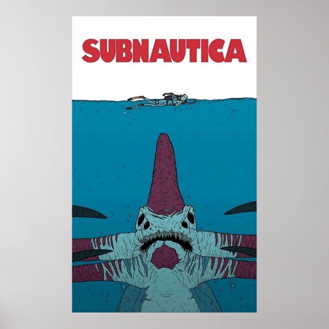 Subnautica Game - Movie Poster (Front)