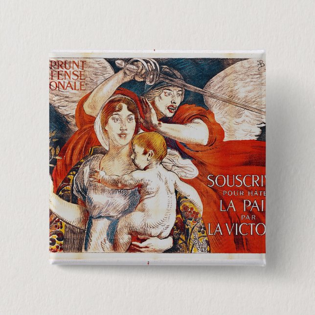 Subscribe to Hasten Peace by Victory' Button (Front)