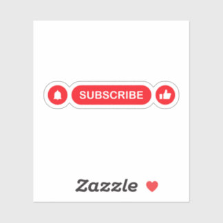subscribe to my youtube channel sticker