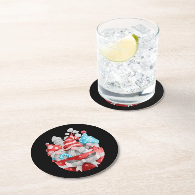 subservient round paper coaster (Insitu)