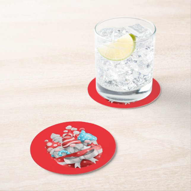 subservient round paper coaster (Insitu)
