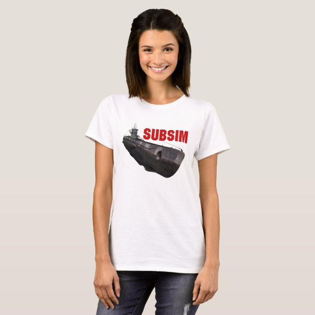 SUBSIM U-Boat T-shirt (Front Full)