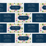 Subsitute Teacher Business Card<br><div class="desc">Substitue teachers always need cards like these on hand! Our colorful blue and green school supply theme one is perfect for any teacher,  any time of the year.</div>