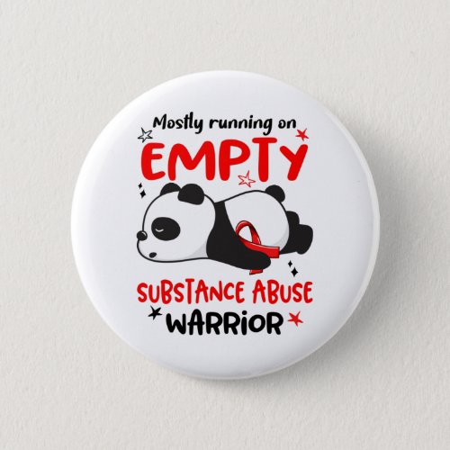 Substance Abuse Awareness Month Ribbon Gifts Button