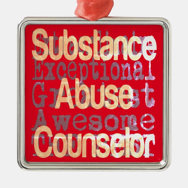 Substance Abuse Counselor Extraordinaire Metal Ornament (Front)