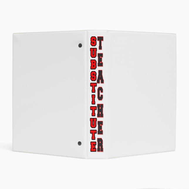 Substitute Teacher Mini Binder (Background)