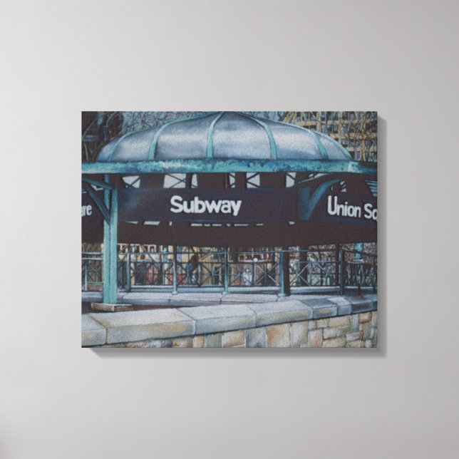 Subterranean Blues Canvas Print (Front)