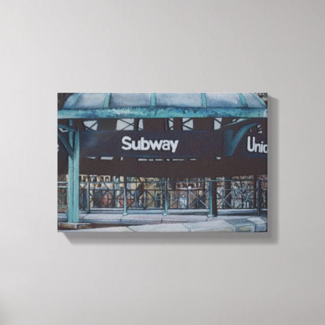 Subterranean Blues Canvas Print (Front)