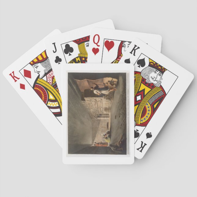 Subterranean Chamber near the Pyramids at Geeza, p Poker Cards (Back)