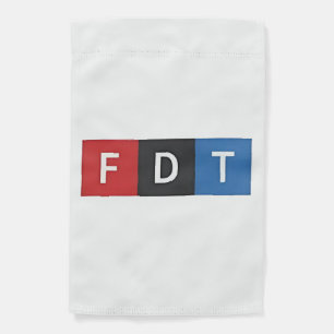 Subtle Anti-Trump FDT Anti-Maga Democrats Garden Flag