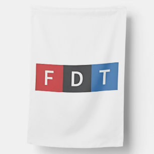 Subtle Anti-Trump FDT Anti-Maga Democrats House Flag