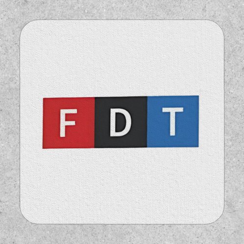 Subtle Anti_Trump FDT Anti_Maga Democrats Patch