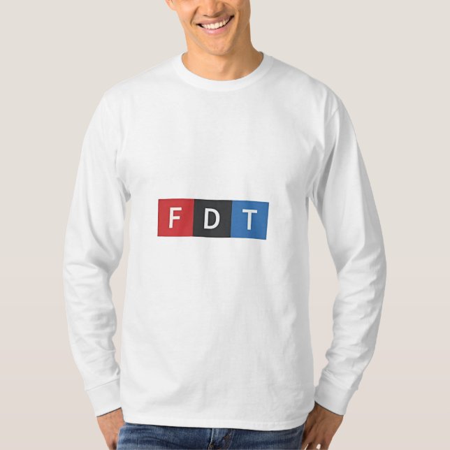 Subtle Anti-Trump FDT Anti-Maga Democrats T-Shirt (Front)