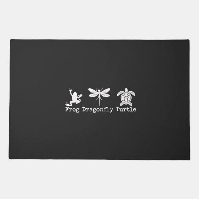 Subtle Anti-Trump FDT Anti-Maga Frog Turtle  Doormat (Front)