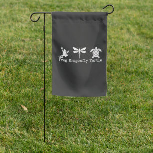 Subtle Anti-Trump FDT Anti-Maga Frog Turtle  Garden Flag