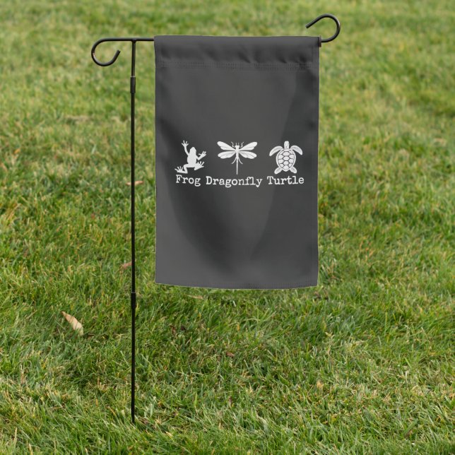 Subtle Anti-Trump FDT Anti-Maga Frog Turtle  Garden Flag (In SItu)