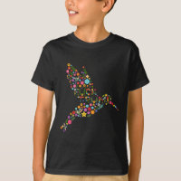 Subtle Anti Trump Floral Hummingbird Hidden Messag