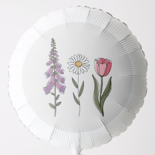 Subtle Anti-Trump - Foxglove Daisy Tulip III Balloon