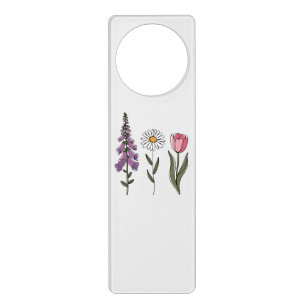Subtle Anti-Trump - Foxglove Daisy Tulip III Door Hanger