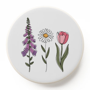 Subtle Anti-Trump - Foxglove Daisy Tulip III PopSocket