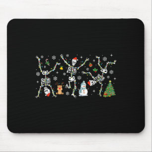 Subtle Anti Trump Hidden Message Dancing Skeleton Mouse Pad