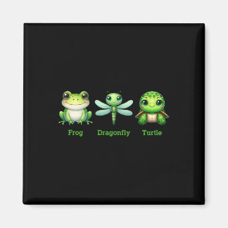 Subtle Anti-trump Political Humor Frog Dragonfly T Magnet